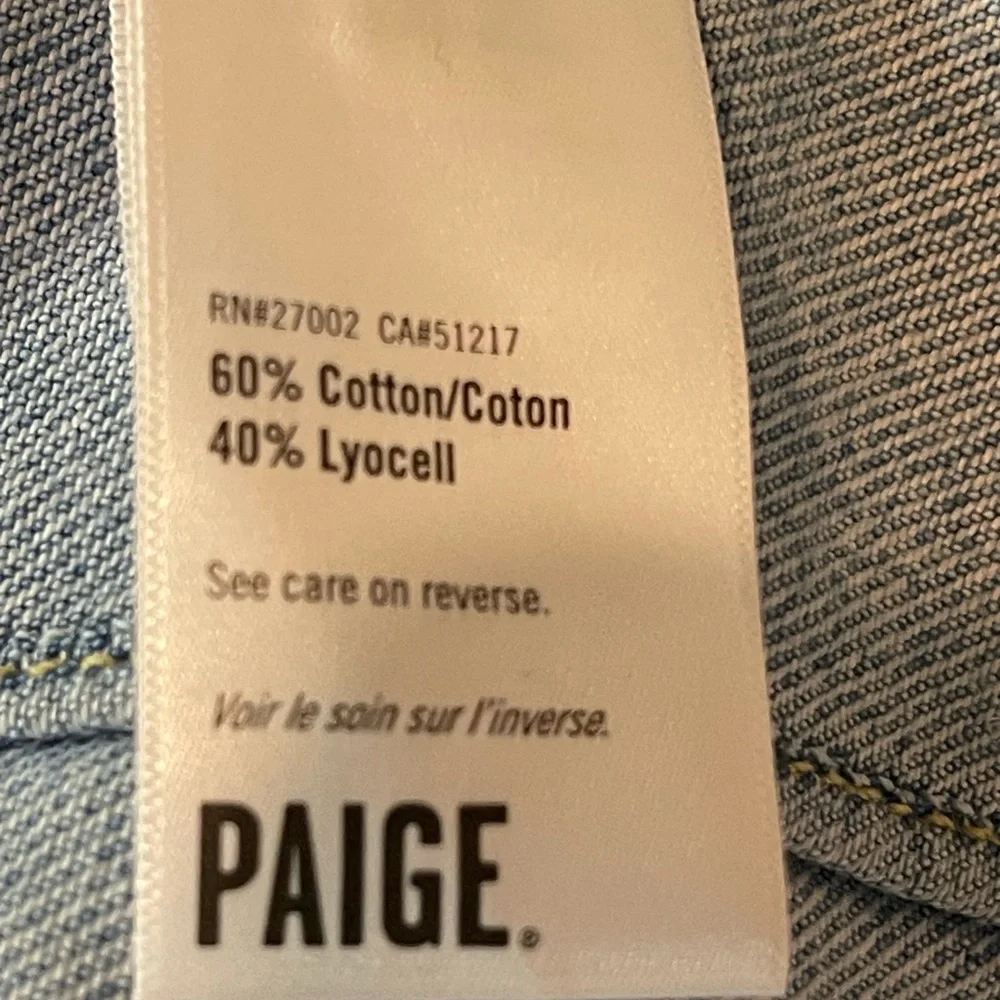 NWOT Paige Jean Jacket - Picture 8 of 10